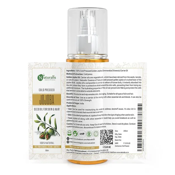 Naturalis_Cold_pressed_Jojoba_Carrier_Oil_200ml