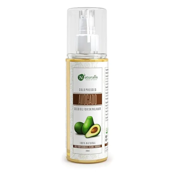 Naturalis_Cold_Pressed_Avocado_Carrier_Oil_200ml_|_Rich_in_Vitamin_E_|_For_Hair,_Face_&_Skin