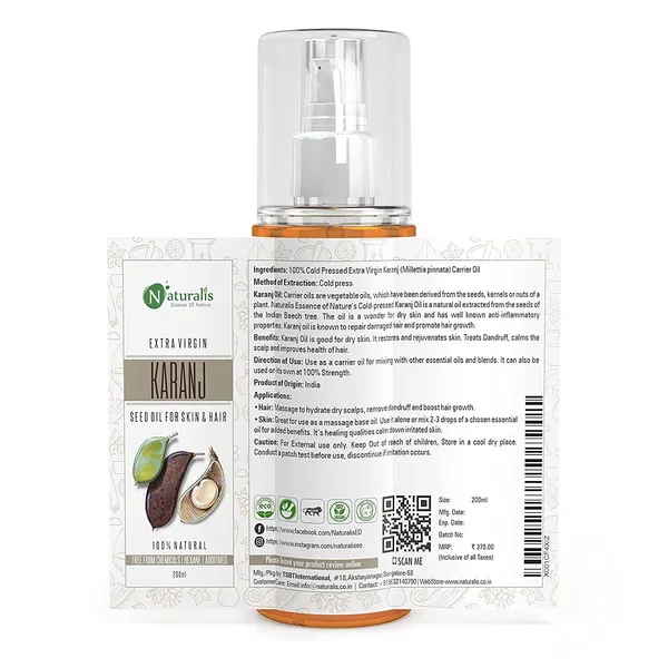 Cold_Pressed_Karanj_Carrier_Oil_For_Hair_And_Skin_200ml