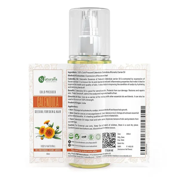 Calendula_Carrier_Oil_For_Skin_Care_Hair_Care_200ml