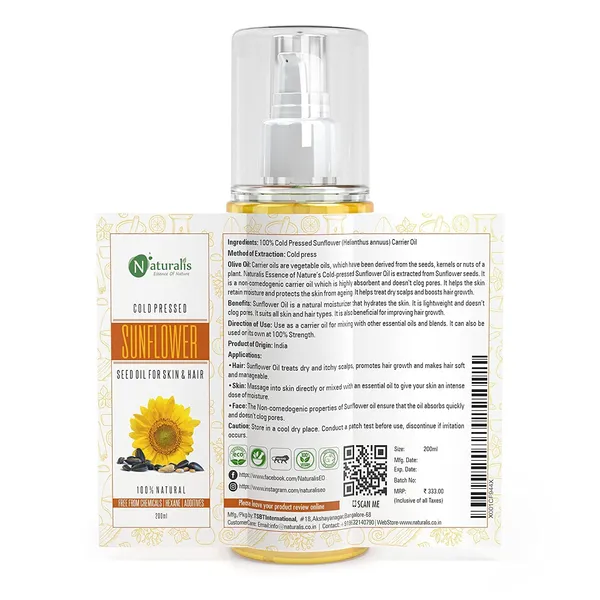 Cold_Pressed_Sunflower_Carrier_Oil_For_Skin_Hair_Lips_200ml