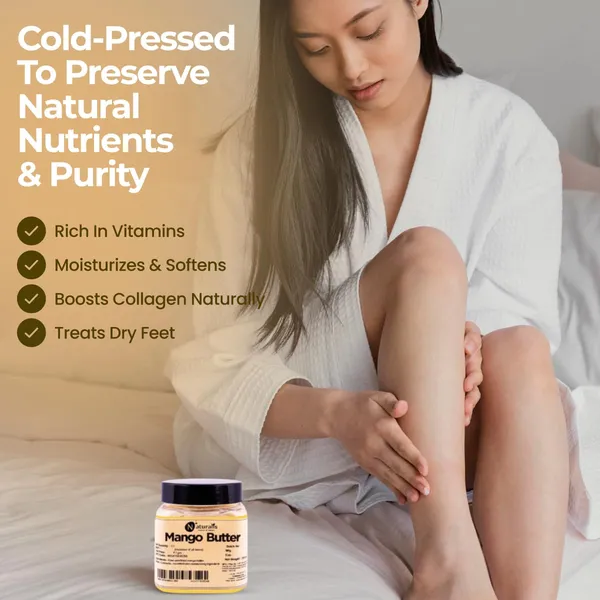 Naturalis_Raw_Unrefined_Mango_Butter_200g_Ingredient_For_Lip_Balm_Body_Butter_Skin_Moisturizer