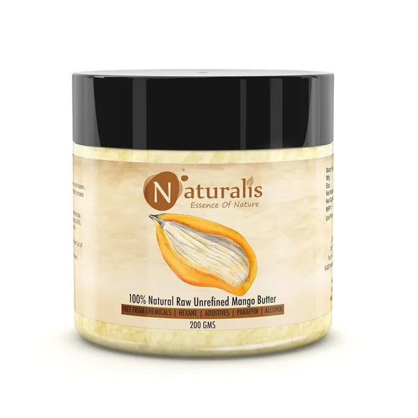Naturalis_Raw_Unrefined_Mango_Butter_200g_Ingredient_For_Lip_Balm_Body_Butter_Skin_Moisturizer