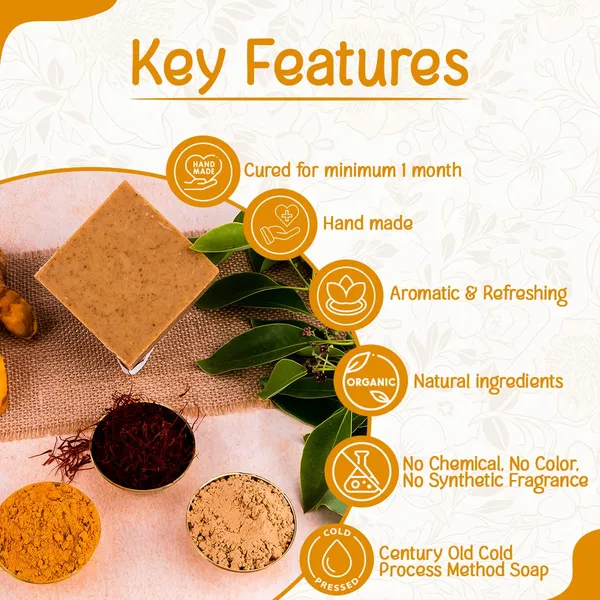 Hand_Milled_Luxury_Haldi_Chandan_Kesar_Solid_Soap_Bar_Made_Using_Century_Old_Cold_Process_Method_100gms