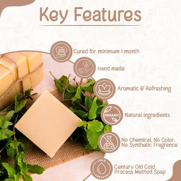 Hand_Milled_Luxury_Spearmint_Solid_Soap_Bar_Made_Using_Century_Old_Cold_Process_Method_100gms
