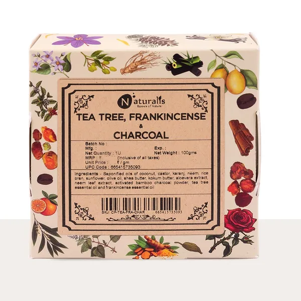 Hand_Milled_Luxury_Tea_Tree,_Frankincense_&_Charcoal_Solid_Soap_Bar_|_Cold_Process_|_100g