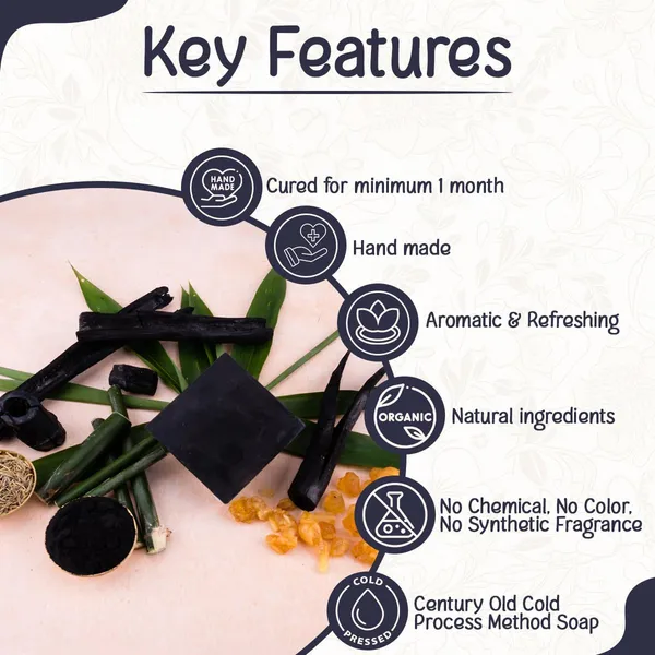 Hand_Milled_Luxury_Tea_Tree,_Frankincense_&_Charcoal_Solid_Soap_Bar_|_Cold_Process_|_100g