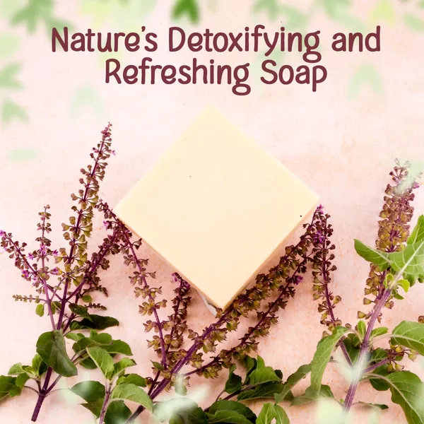 Hand_Milled_Luxury_Tulsi_Sweet_Basil_Solid_Soap_Bar_Made_Using_Century_Old_Cold_Process_Method_100gms