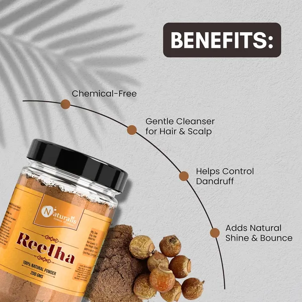 Naturalis_Reetha_Powder_For_Hair_200gms