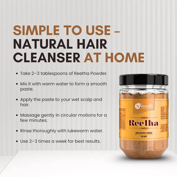 Naturalis_Reetha_Powder_For_Hair_200gms