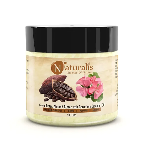 Naturalis_Cocoa_Butter_with_Geranium_Essential_Oil_200gms