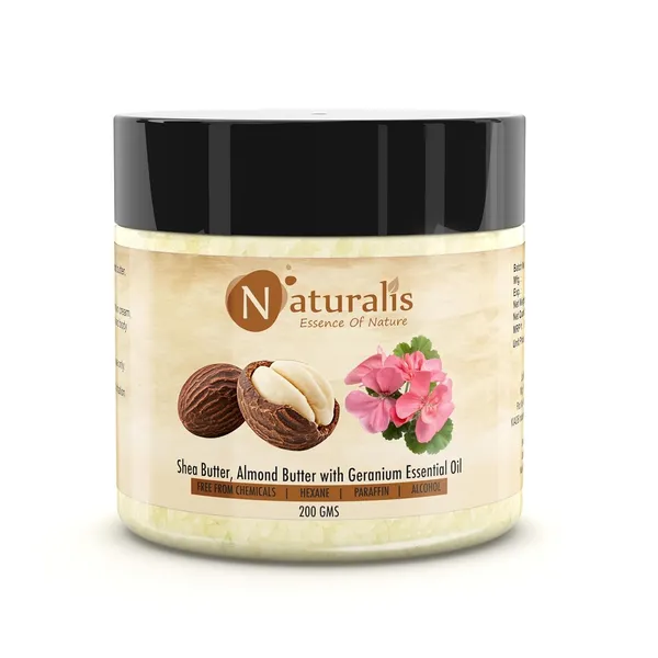 Naturalis_Unrefined_Shea_Butter_with_Geranium_Essential_Oil_200g_|_Deep_Moisturizing