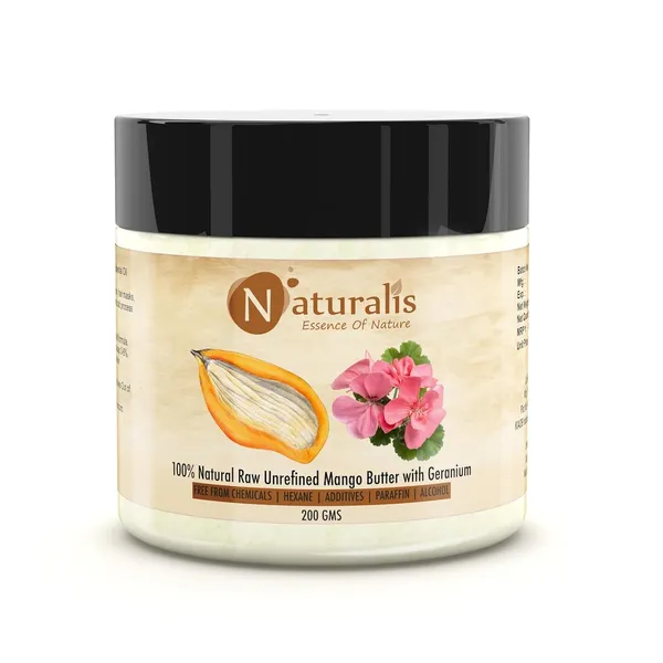 Naturalis_Mango_Butter_Body_Butter_with_Geranium_Essential_Oil_200gms_Ingredient_For_Lip_Balm_Body_Butter_Skin_Moisturizer