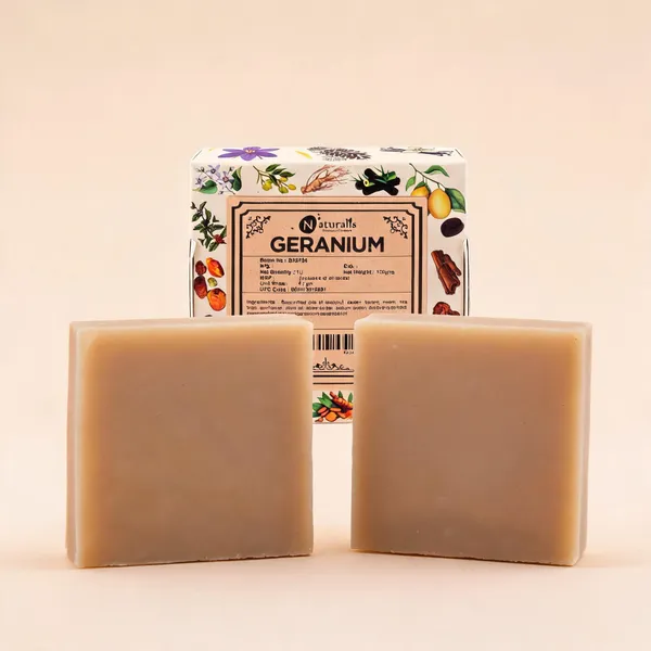 Naturalis_Geranium_Cold_Process_Handmade_Solid_Soap_Bar