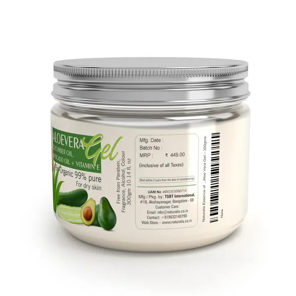 Naturalis_Aloe_Vera_Gel_With_Cucumber_And_Avocado_Extracts_Ideal_For_Skin_Face_Acne_Scars_Hair_Care_Dark_Circles_300gms