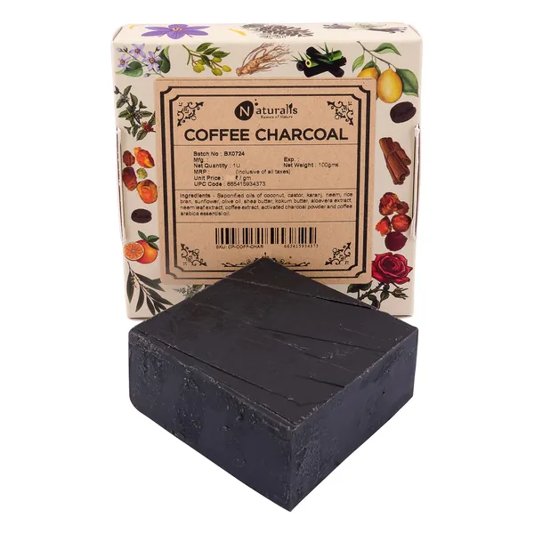 Hand_Milled_Luxury_Coffee_&_Activated_Bamboo_Charcoal_Solid_Soap_Bar_|_Cold_Process_|_100g