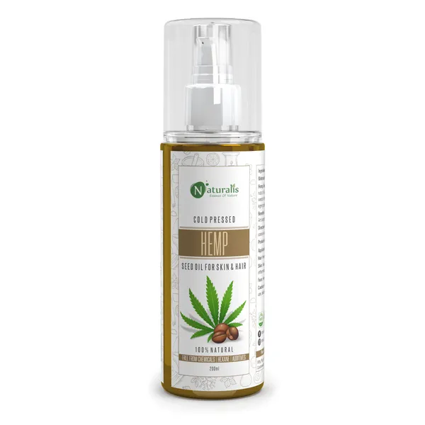Naturalis_Cold_Pressed_Hemp_Seed_Carrier_Oil_200ml_|_For_Skin_&_Hair_Care