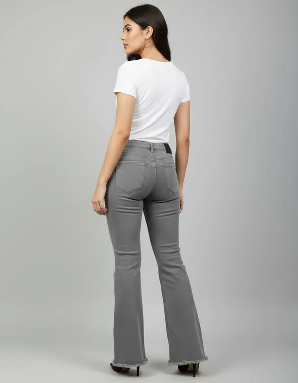 Grey_Denim_Flared_Jeans_For_Women