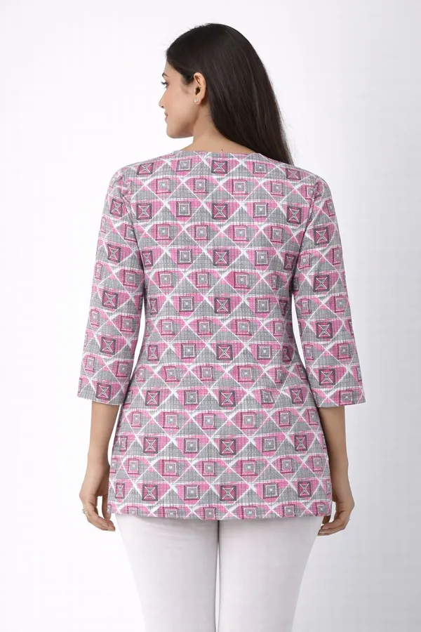 Purple_Cotton_Geometric_Print_Tunic_Kurti_For_Women