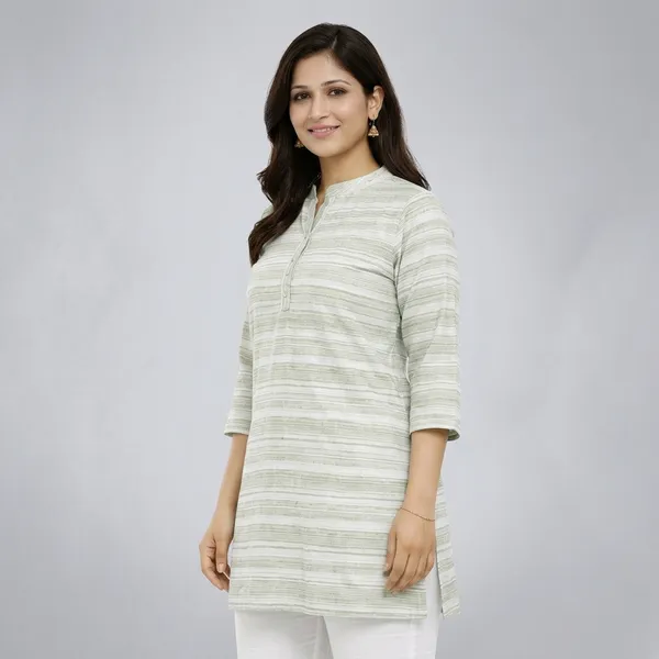 White_Cotton_Slub_Straight_Kurta_For_Women