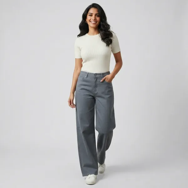 Grey_Cotton_High_Waist_Wide_Leg_Trousers_For_Women