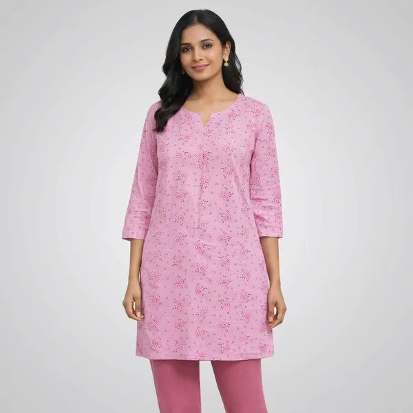 Pink_Cotton_Floral_Embroidered_Straight_Kurta_For_Women
