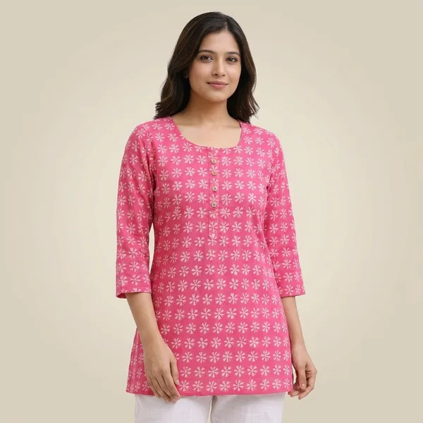 Carrot_Cotton_Floral_Print_Straight_Kurta_For_Women