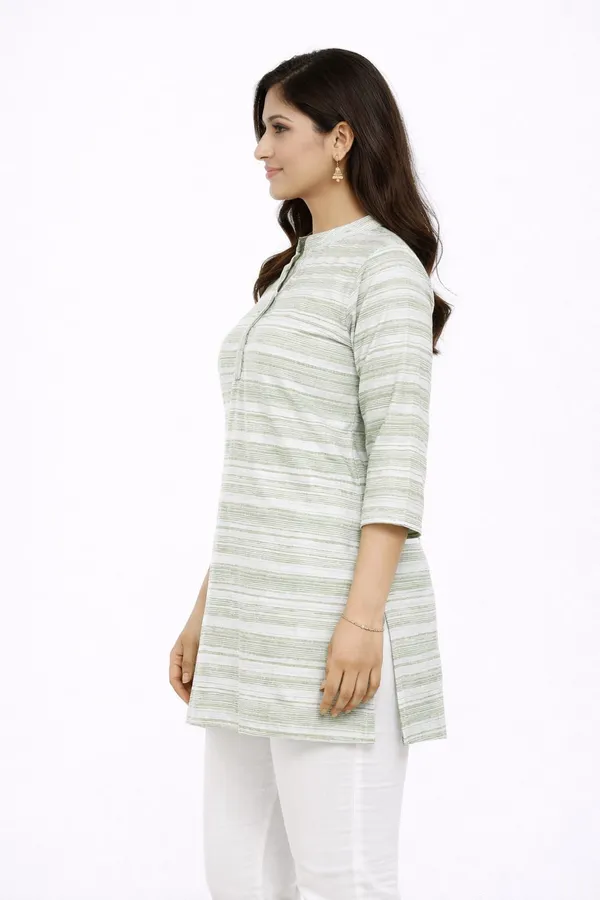 White_Cotton_Slub_Straight_Kurta_For_Women