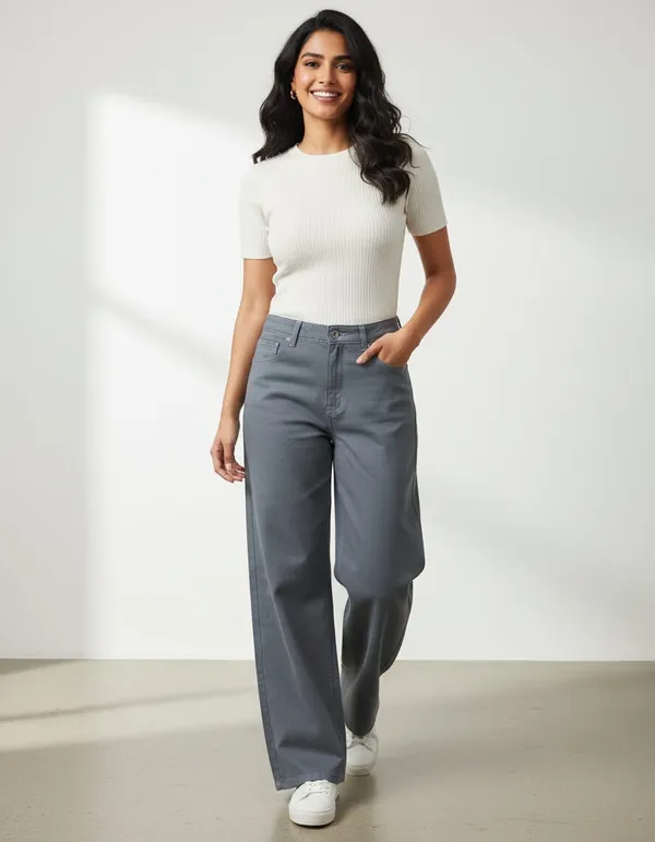 Grey_Cotton_High_Waist_Wide_Leg_Trousers_For_Women
