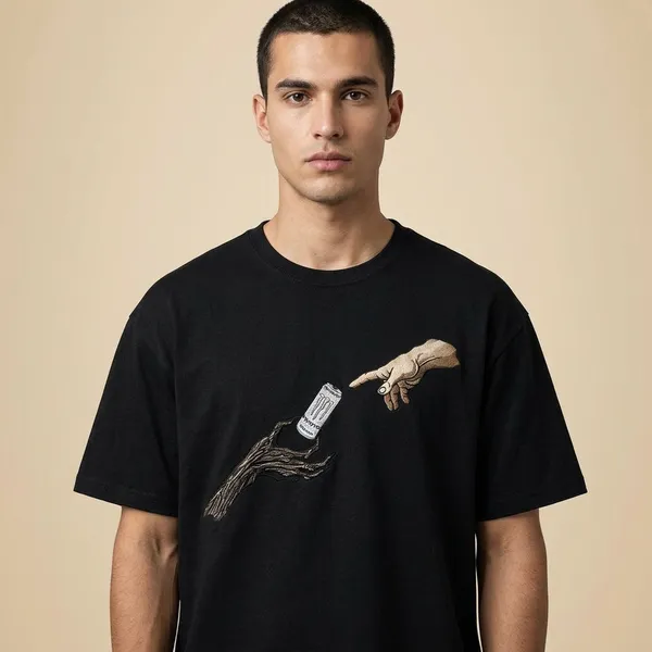 Black_Cotton_Oversized_Salt_Shaker_Graphic_Embroidered_T-Shirt_For_Unisex