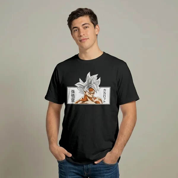 Black_Cotton_Dragon_Ball_Z_Goku_Ultra_Instinct_Printed_T-Shirt_For_Unisex