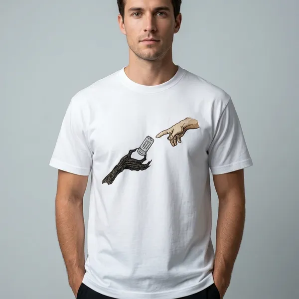 White_Cotton_T-Shirt_For_Unisex