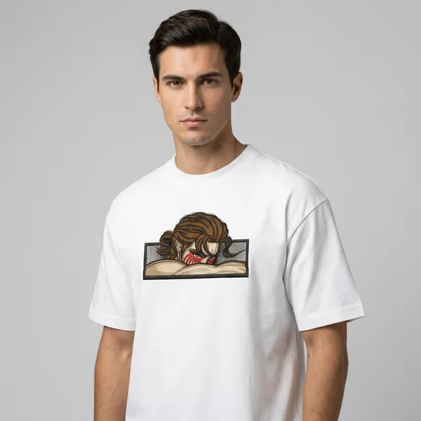 White_Cotton_Casual_T-Shirt_For_Unisex