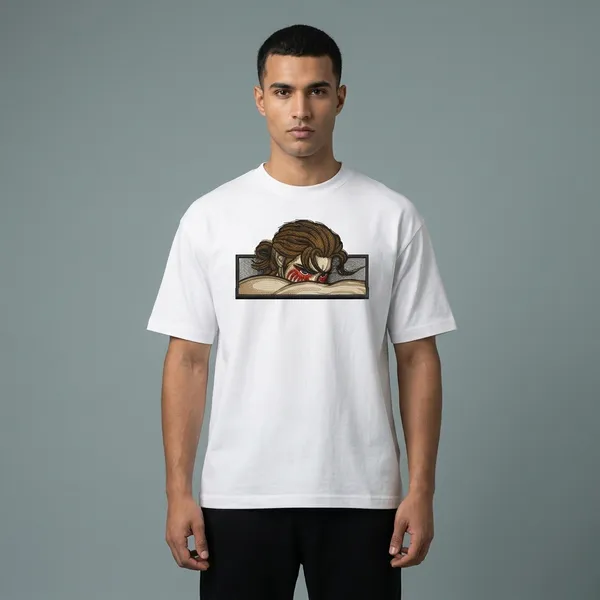 White_Cotton_Casual_T-Shirt_For_Unisex