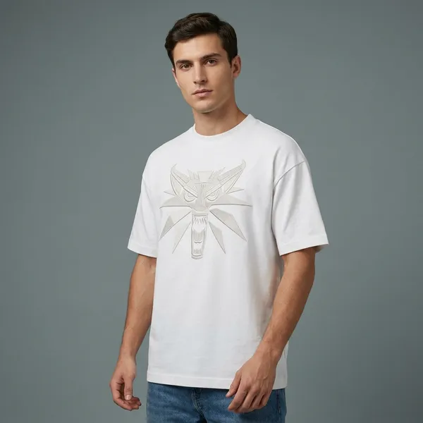 White_Cotton_Casual_T-Shirt_For_Unisex