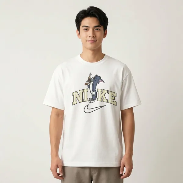 White_Cotton_Casual_T-Shirt_For_Unisex