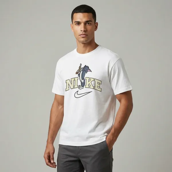 White_Cotton_Casual_T-Shirt_For_Unisex
