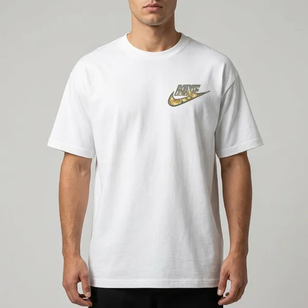 White_Cotton_Casual_T-Shirt_For_Unisex