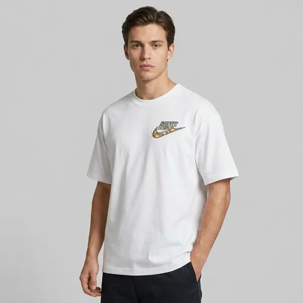 White_Cotton_Casual_T-Shirt_For_Unisex