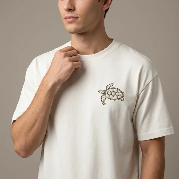 White_Cotton_Casual_T-Shirt_For_Unisex