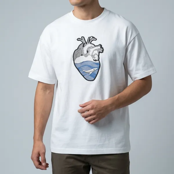 White_Cotton_Casual_T-Shirt_For_Unisex