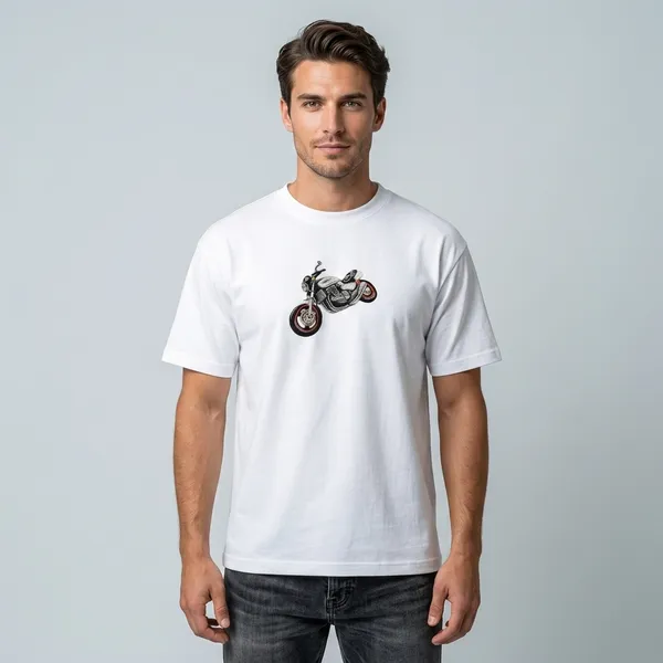 White_Cotton_Casual_T-Shirt_For_Unisex