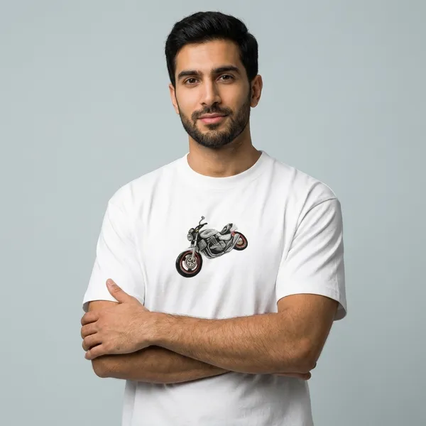 White_Cotton_Casual_T-Shirt_For_Unisex