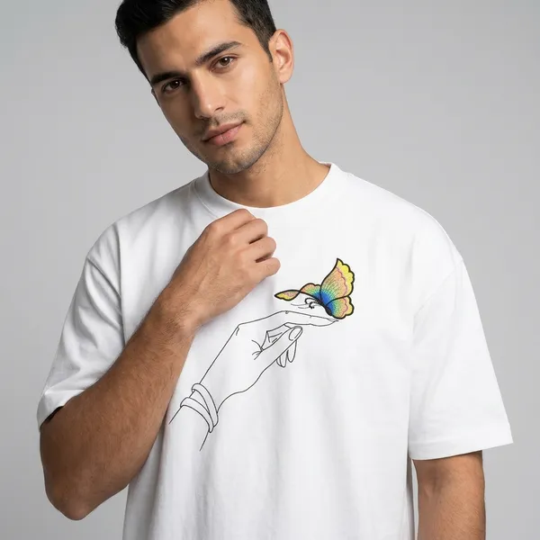 White_Cotton_Casual_T-Shirt_For_Unisex