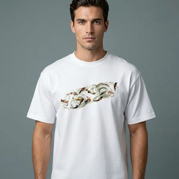 White_Cotton_Casual_T-Shirt_For_Unisex