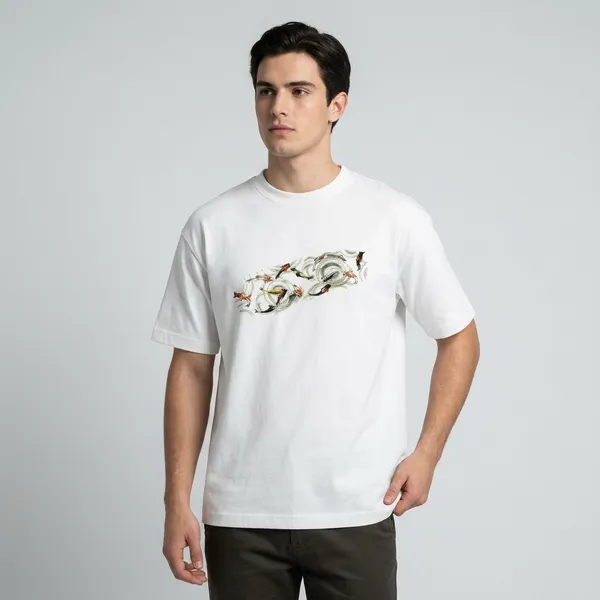 White_Cotton_Casual_T-Shirt_For_Unisex