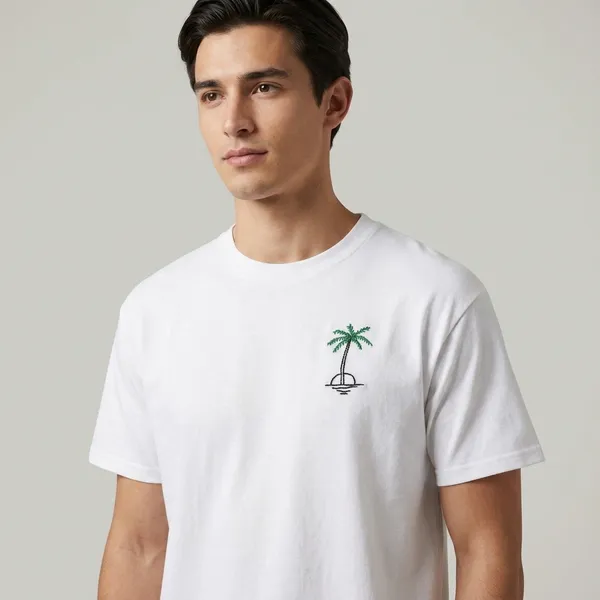 White_Cotton_Casual_T-Shirt_For_Unisex