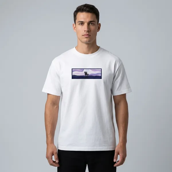 White_Cotton_Casual_T-Shirt_For_Unisex