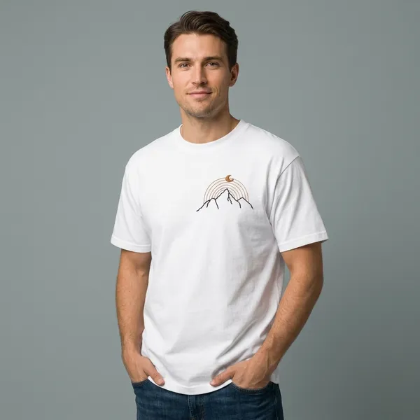 White_Cotton_Casual_T-Shirt_For_Unisex
