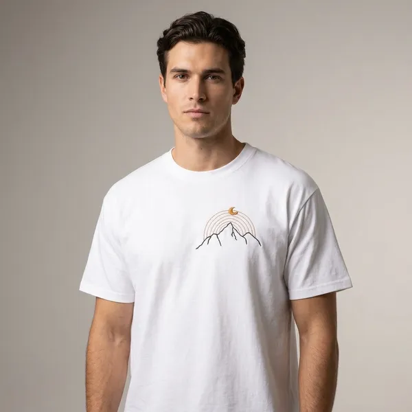 White_Cotton_Casual_T-Shirt_For_Unisex